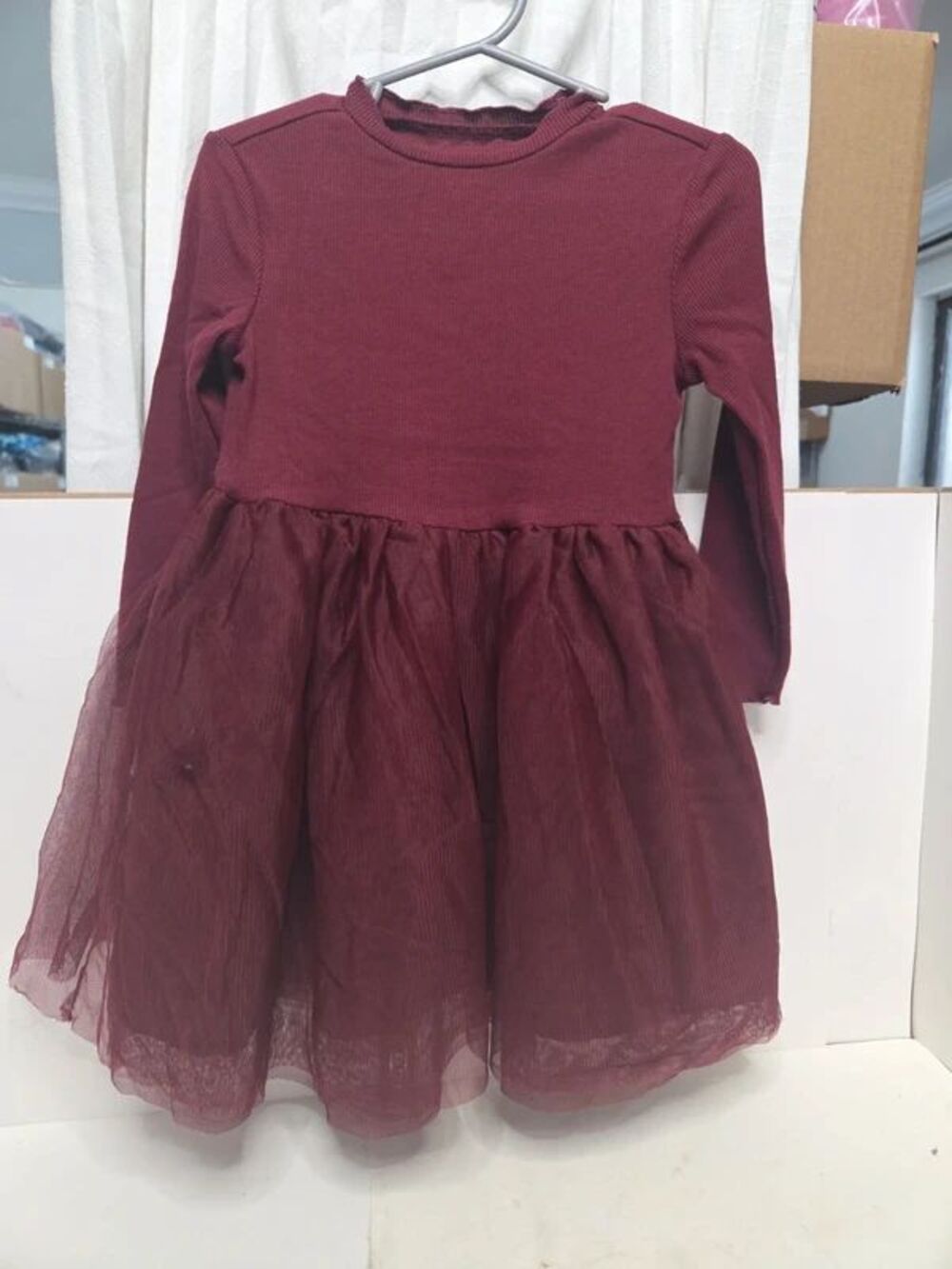 Old Navy Burgundy Tulle Dress